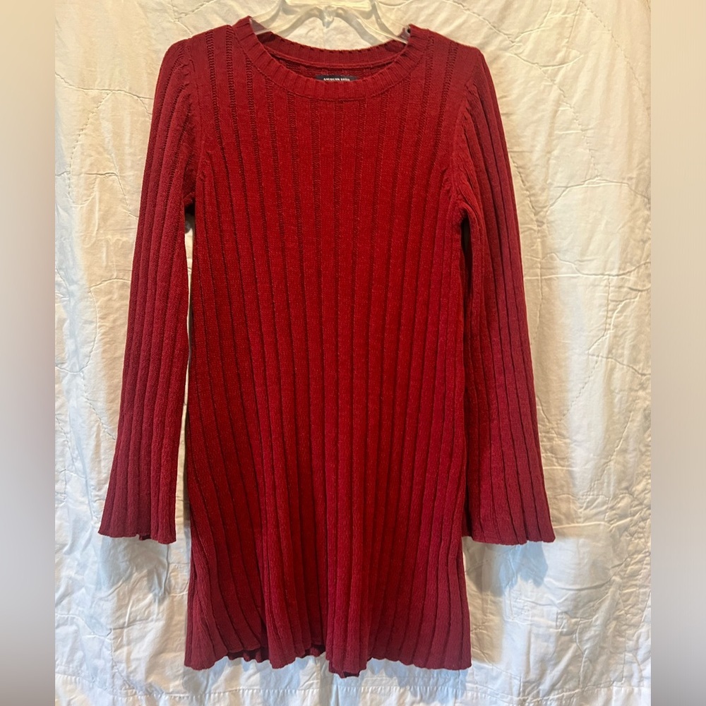 American Eagle Sweater Dresses Red & Black Long Sleeve Stretch Dresses
Sz:SmP/Ch - Picture 3 of 15